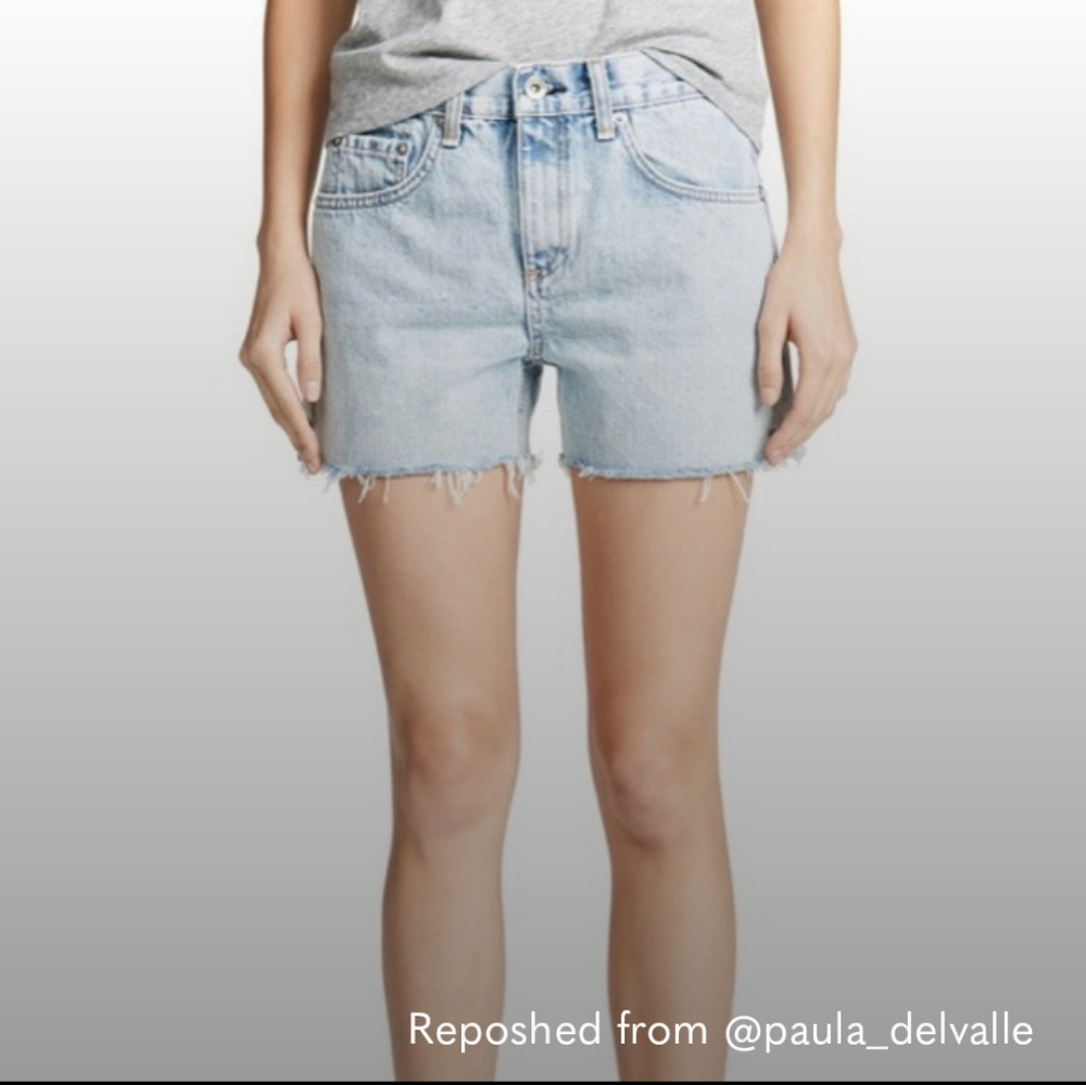 *SOLD* Rag & BonE denim boyfriend shorts